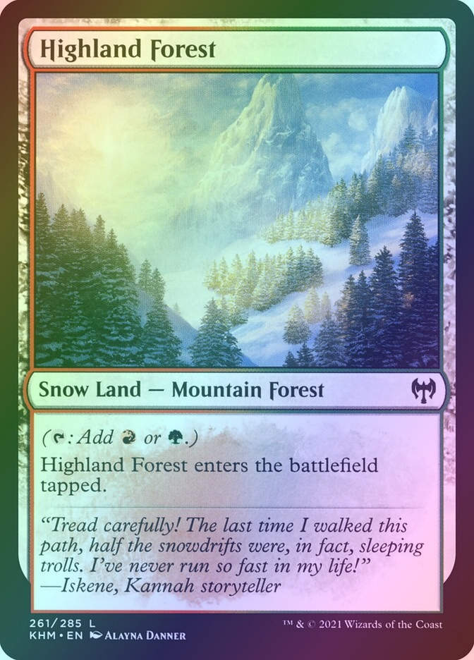 Highland Forest (KHM) (261) / Foil