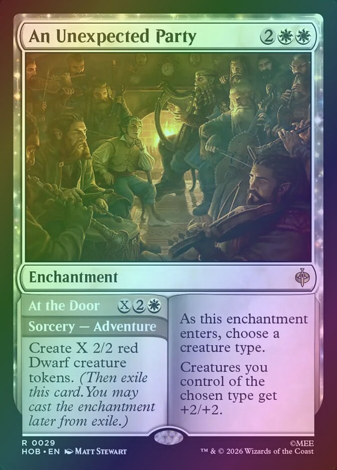 An Unexpected Party // At the Door (HOB) (29) / Foil