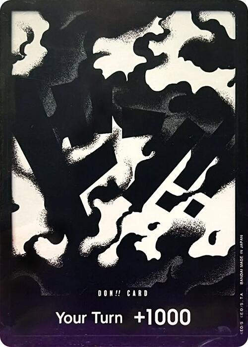 DON!! Card (Blackbeard) (Double Pack Set Vol. 6) (OP09-DON-002) / Foil