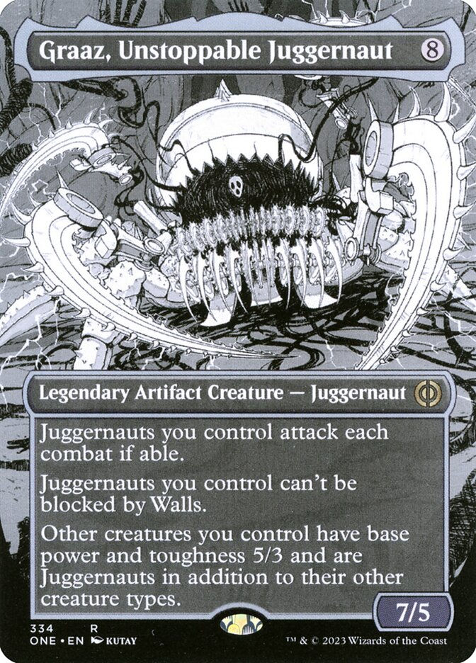Graaz, Unstoppable Juggernaut (ONE) (334) / Borderless / Showcase