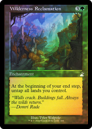 Wilderness Reclamation (rvr) (458) / Retro / Foil