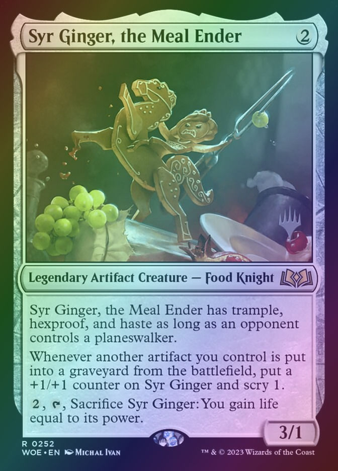 Syr Ginger, the Meal Ender (PWOE) (252p) / Foil