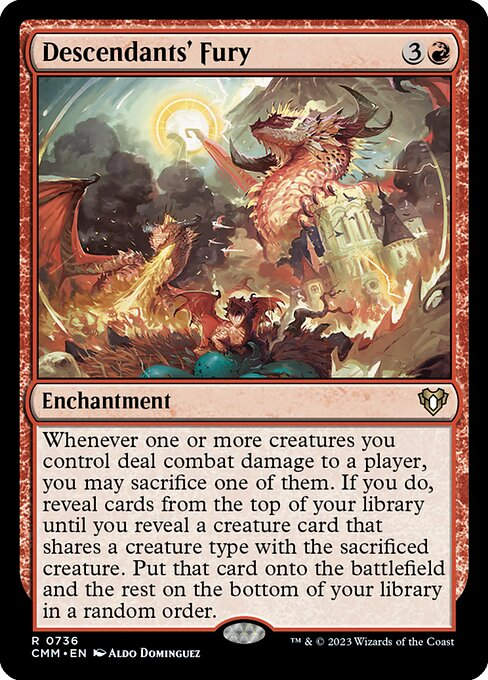 Descendants' Fury (cmm) (Commander Deck)