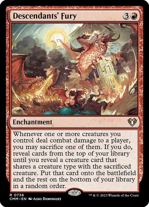 Descendants' Fury (cmm) (Commander Deck)