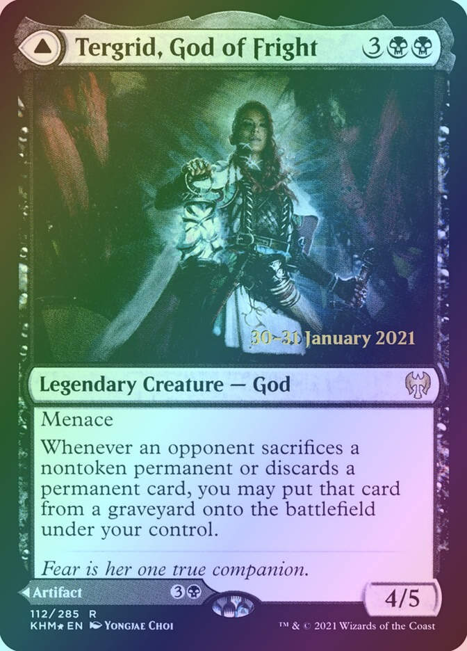 Tergrid, God of Fright // Tergrid's Lantern (PKHM) (112s) / Foil