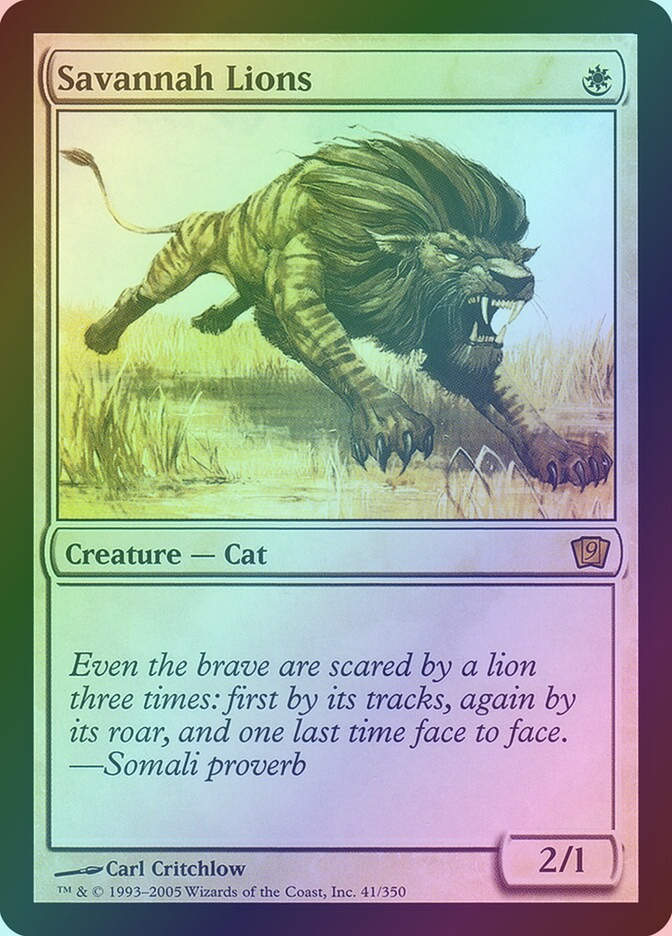 Savannah Lions (9ED) (41★) / Foil