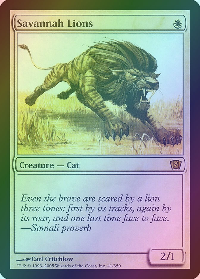 Savannah Lions (9ED) (41★) / Foil