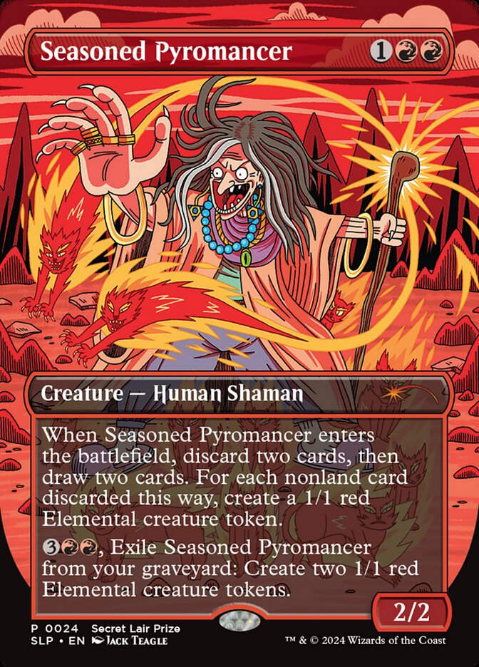 Seasoned Pyromancer (SLP) (24) / Borderless