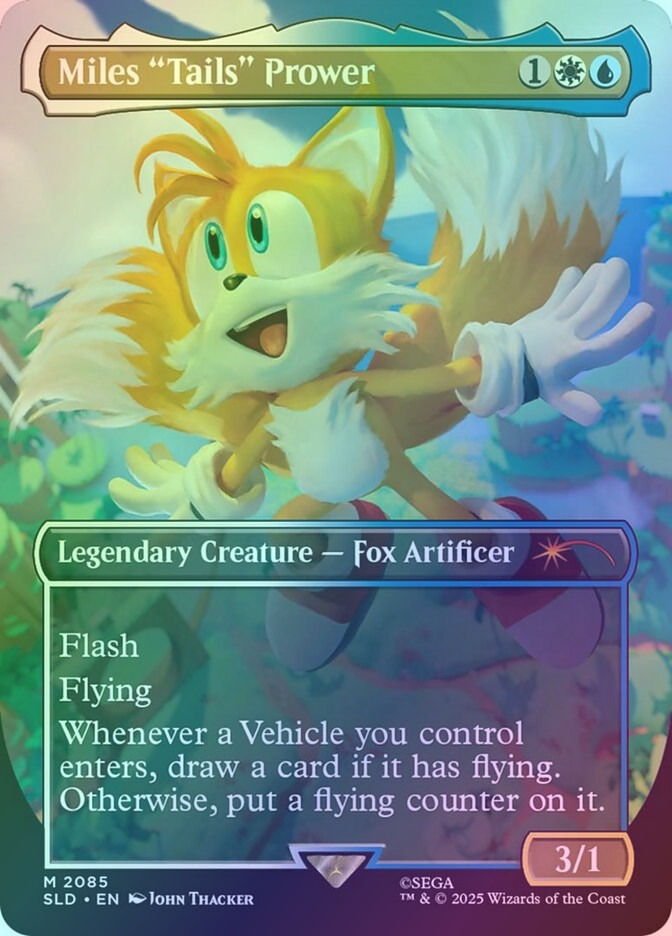 Miles "Tails" Prower (SLD) (2085) / Borderless / Foil