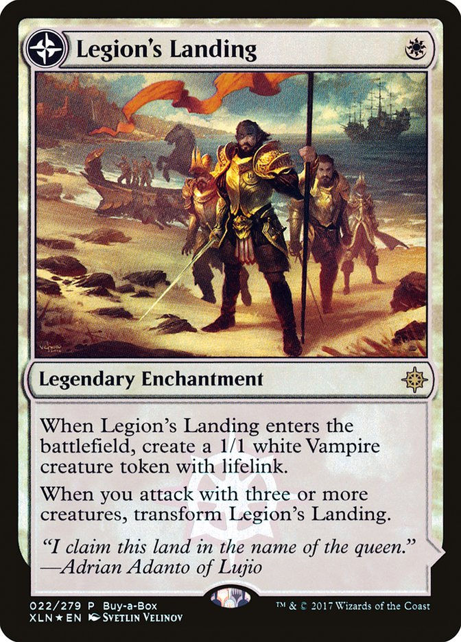 Legion's Landing // Adanto, the First Fort (PXTC) (22) / Foil — cara 1 de 2