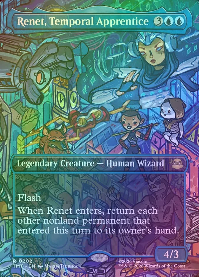 Renet, Temporal Apprentice (TMT) (202) / Borderless / Foil