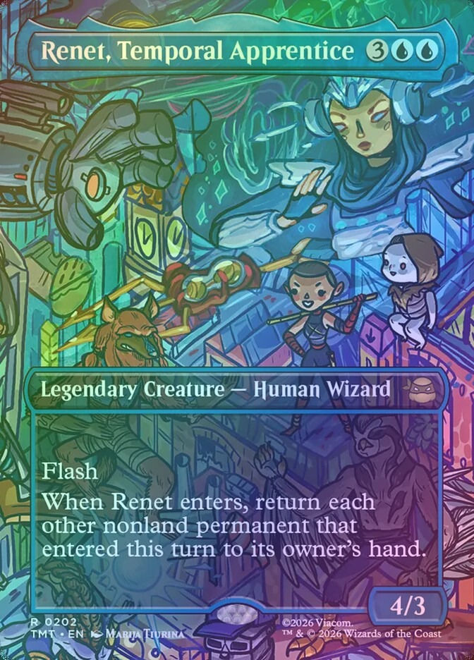 Renet, Temporal Apprentice (TMT) (202) / Borderless / Foil