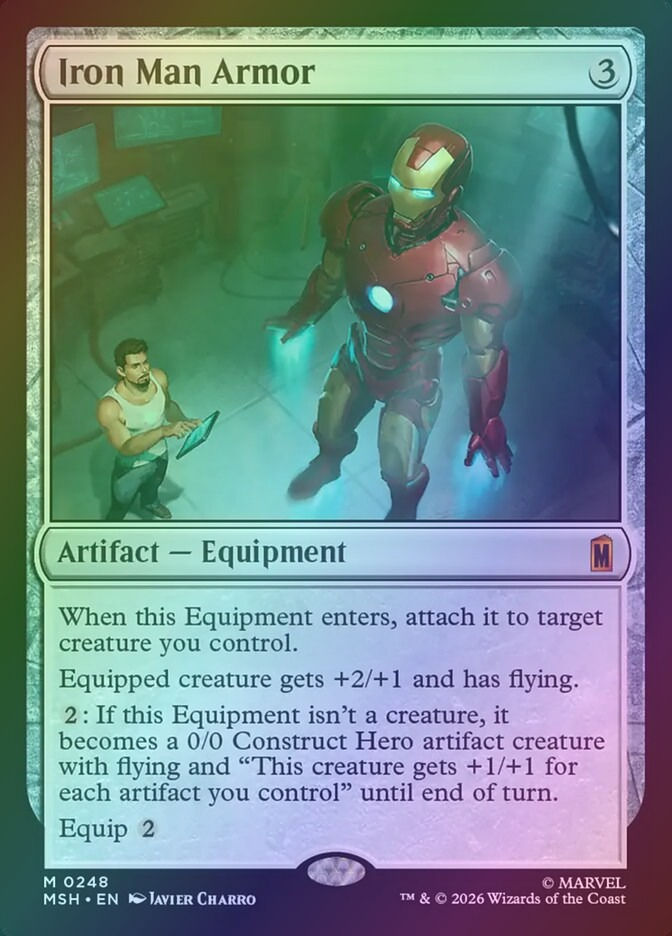 Iron Man Armor (MSH) (248) / Foil