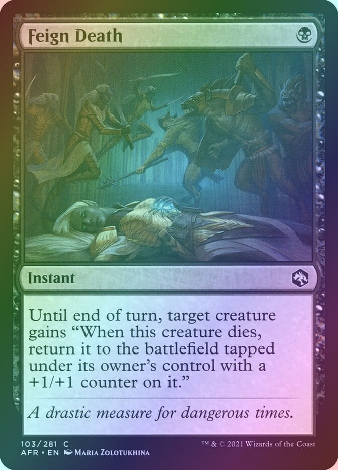 Feign Death (AFR) (103) / Foil