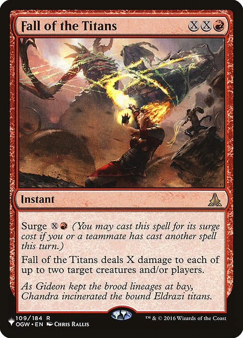 Fall of the Titans (PLST) (OGW-109)