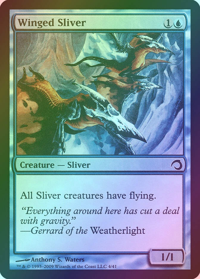 Winged Sliver (H09) (4) / Foil