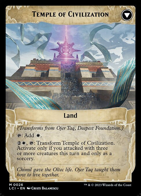 Ojer Taq, Deepest Foundation // Temple of Civilization (lci) — cara 2 de 2