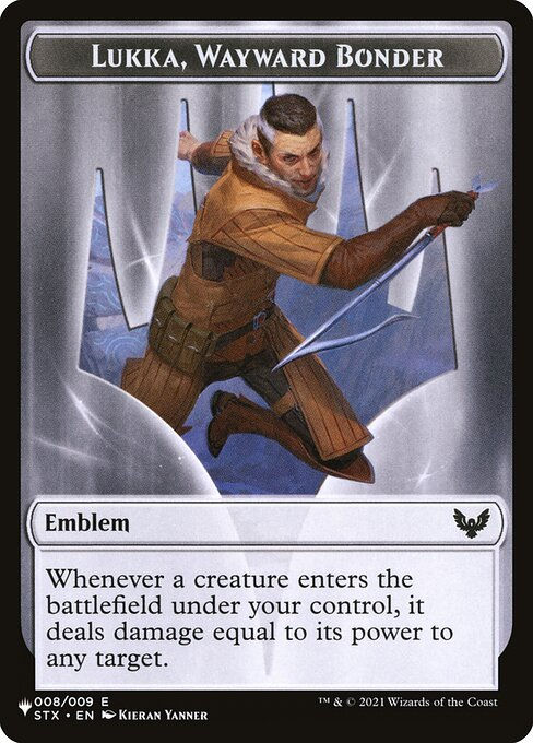 Lukka, Wayward Bonder Emblem (PLST) (TSTX-8)
