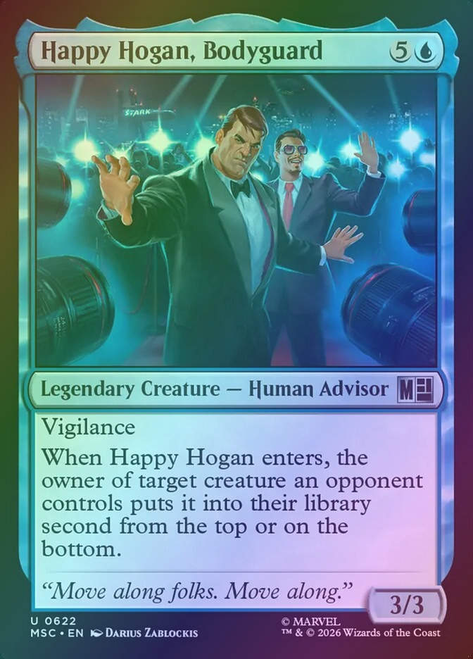 Happy Hogan, Bodyguard (MSC) (622) / Foil