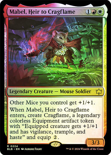 Mabel, Heir to Cragflame (blb) (224) / Foil