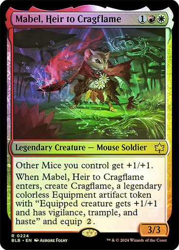 Mabel, Heir to Cragflame (blb) (224) / Foil