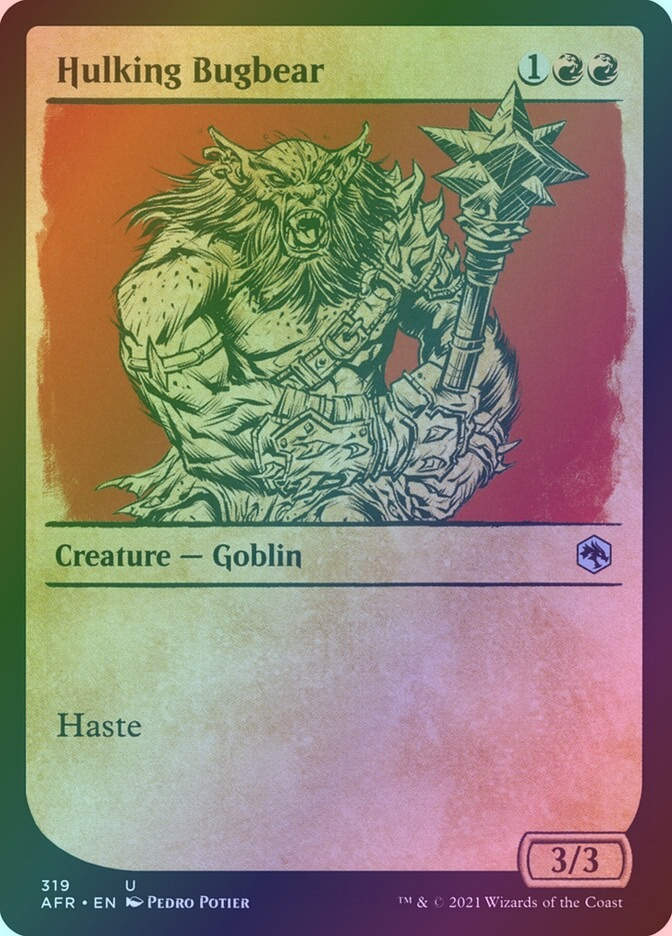 Hulking Bugbear (AFR) (319) / Showcase / Foil