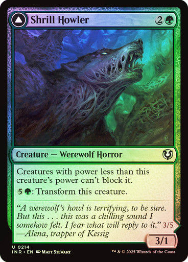 Shrill Howler // Howling Chorus (INR) (214) / Foil — cara 1 de 2