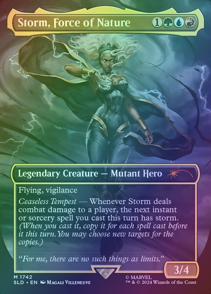 Storm, Force of Nature (SLD) (1742) / Borderless / Foil