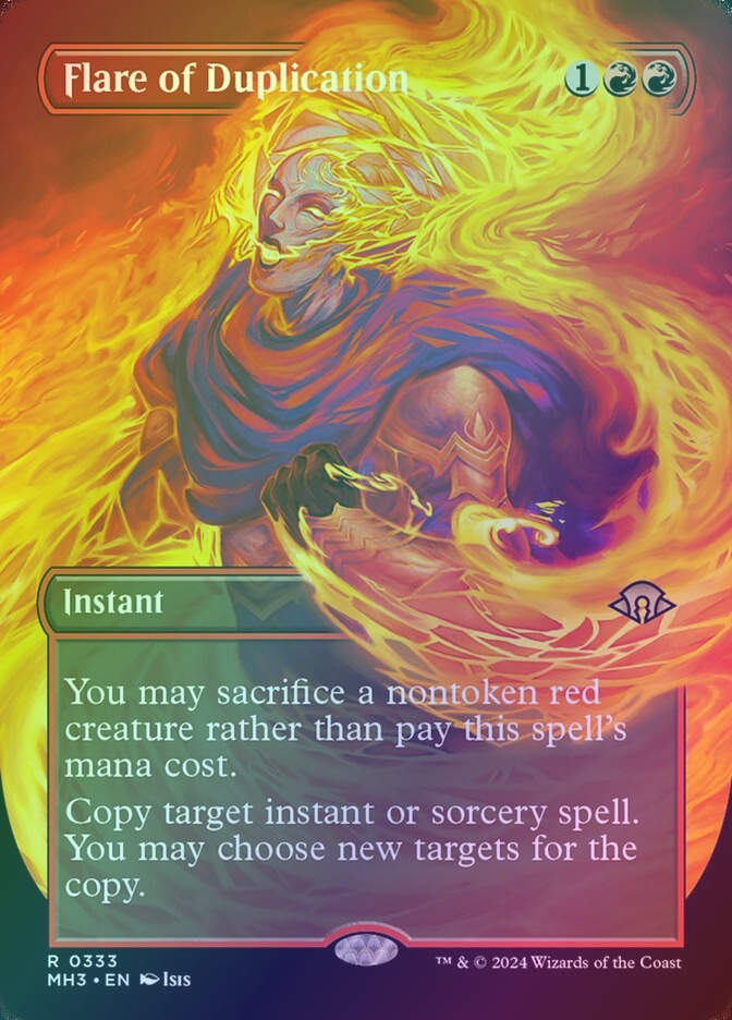 Flare of Duplication (MH3) (333) / Borderless / Foil