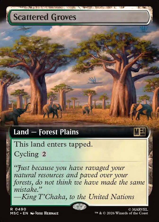 Scattered Groves (MSC) (490) / Extended Art