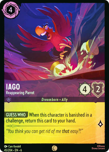 Iago - Reappearing Parrot (LOR_AZU) / Foil