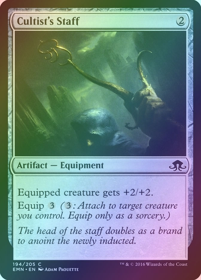 Cultist's Staff (EMN) (194) / Foil