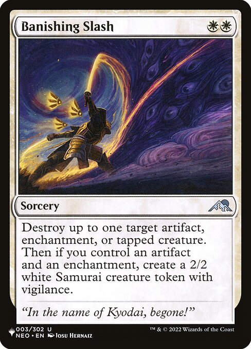 Banishing Slash (PLST) (NEO-3)