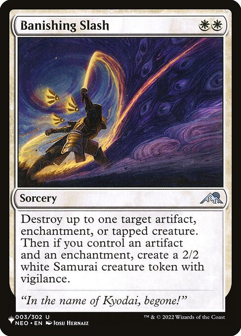 Banishing Slash (PLST) (NEO-3)
