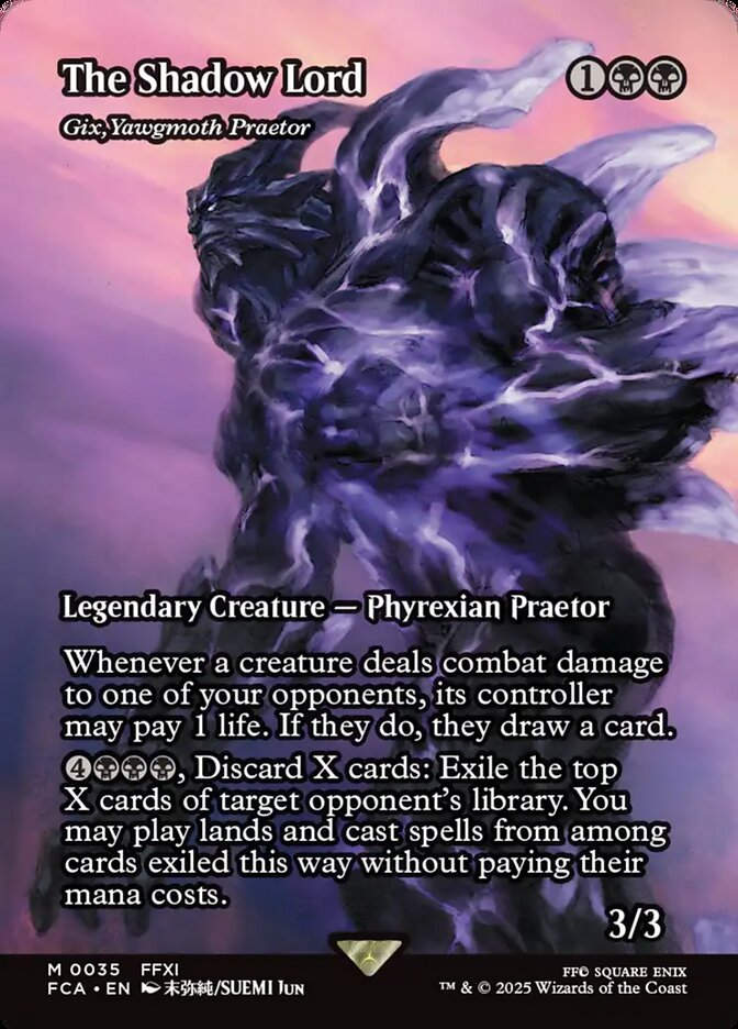 Gix, Yawgmoth Praetor (FCA) (35) / Borderless