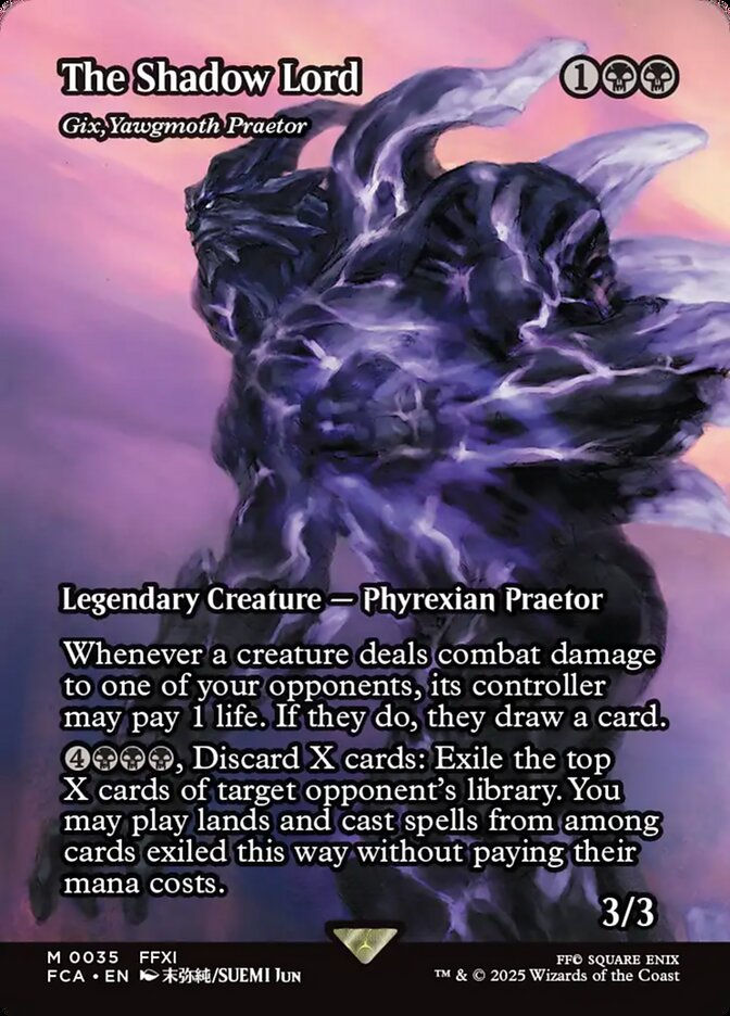 Gix, Yawgmoth Praetor (FCA) (35) / Borderless
