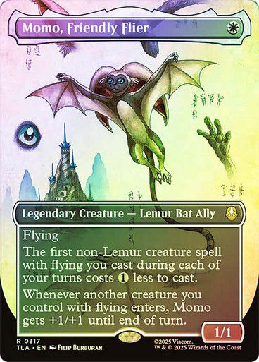 Momo, Friendly Flier (TLA) (317) / Borderless / Foil