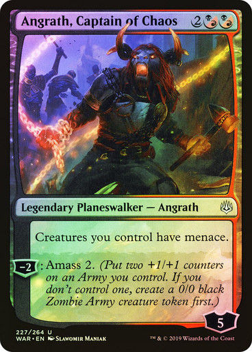 Angrath, Captain of Chaos (WAR) (227) / Foil