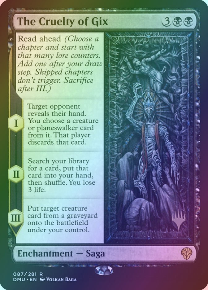 The Cruelty of Gix (PDMU) (87p) / Foil