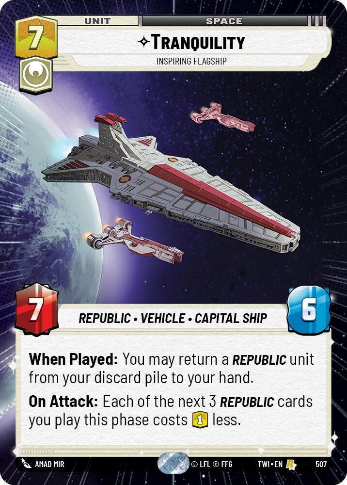 Tranquility - Inspiring Flagship (Hyperspace) (TWI) (507) / Foil