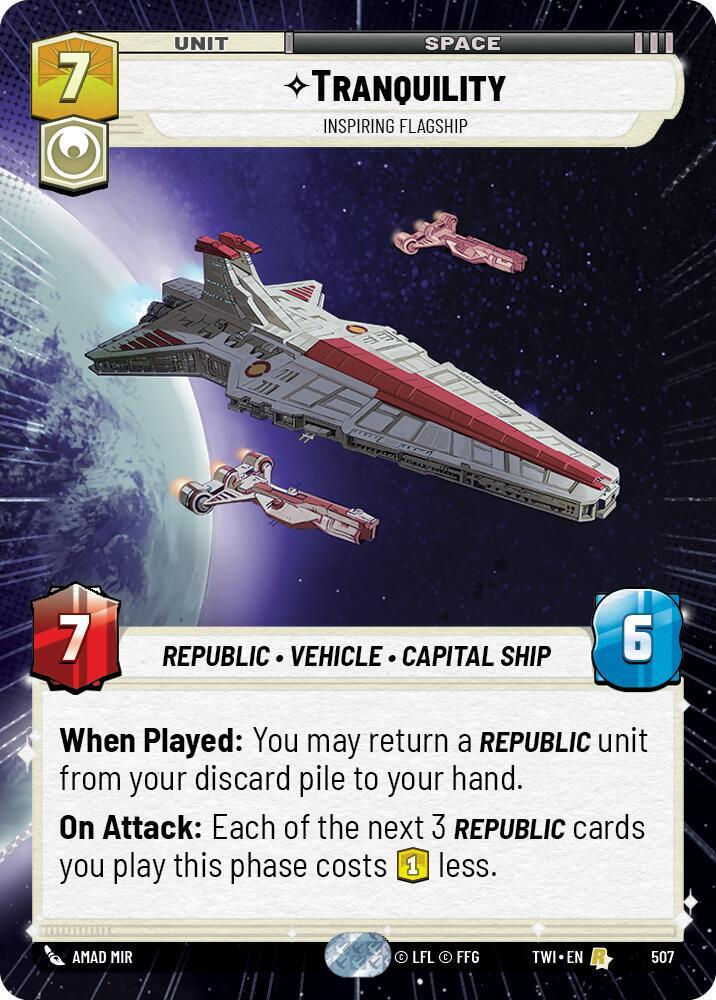 Tranquility - Inspiring Flagship (Hyperspace) (TWI) (507) / Foil