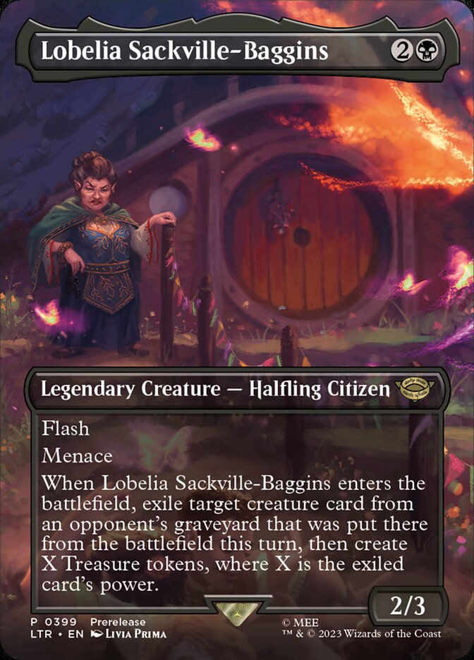 Lobelia Sackville-Baggins (LTR) (399) / Borderless