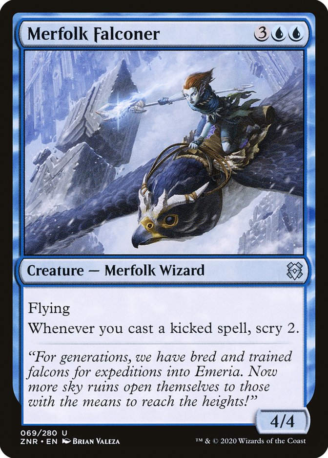 Merfolk Falconer (ZNR) (69)