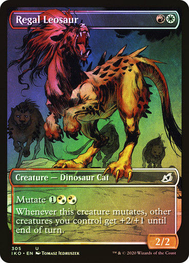 Regal Leosaur (IKO) (305) / Showcase / Foil