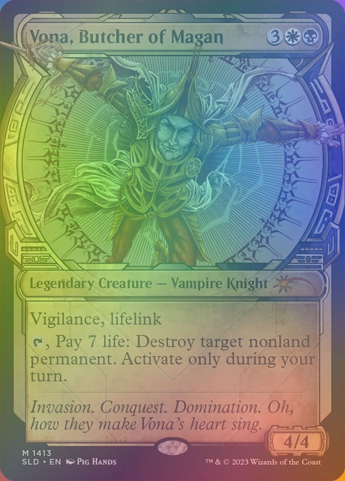 Vona, Butcher of Magan (SLD) (1413★) / Showcase / Rainbow Foil