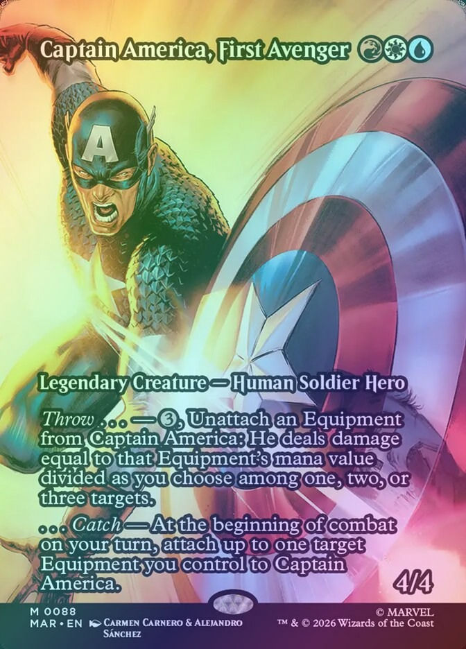 Captain America, First Avenger (MAR) (88) / Foil