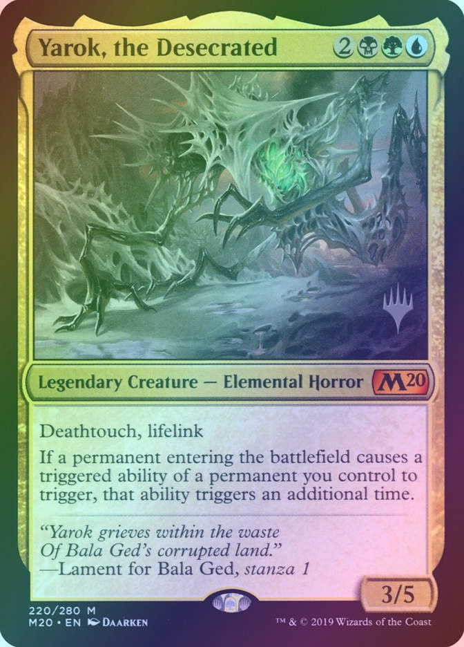 Yarok, the Desecrated (PM20) (220p) / Foil
