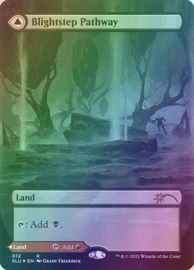 Blightstep Pathway // Searstep Pathway (SLU) (12) / Borderless / Foil