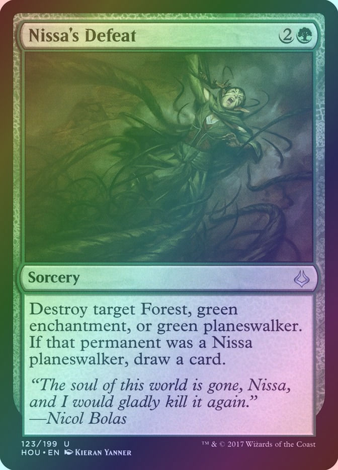 Nissa's Defeat (HOU) (123) / Foil