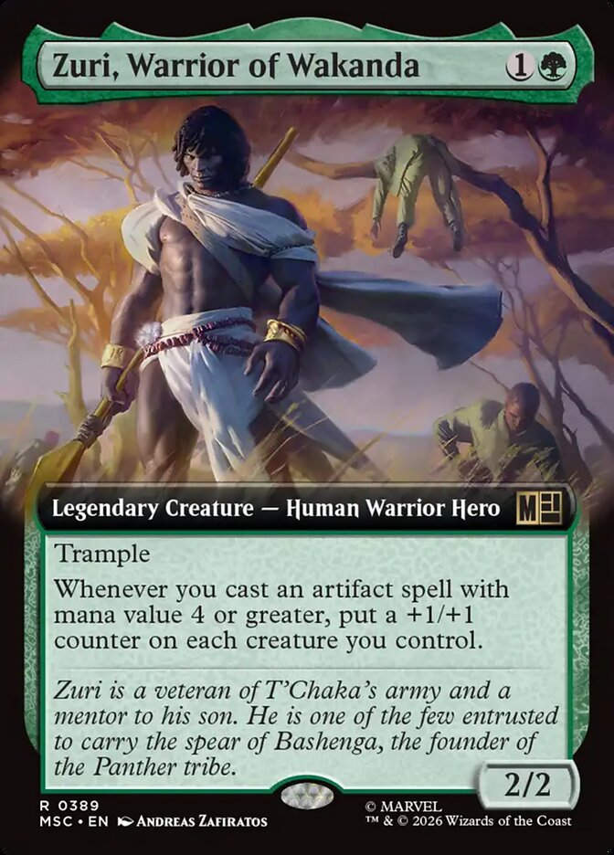 Zuri, Warrior of Wakanda (MSC) (389) / Extended Art